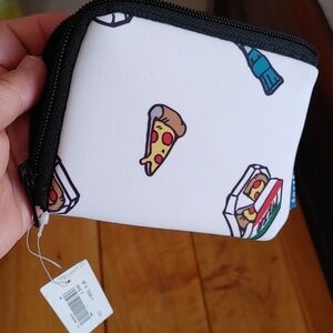 NWT Beams Unisex Graphic Zip Around Pouch